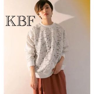 ケービーエフ(KBF)の【未使用】WEB限定 KBF  レースシアーブルプルオーバー OFF(シャツ/ブラウス(長袖/七分))