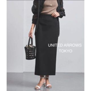 ユナイテッドアローズ(UNITED ARROWS)の美品　ユナイテッドアローズ　ロングスカート　タイトスカート　40 大きいサイズ(ロングスカート)