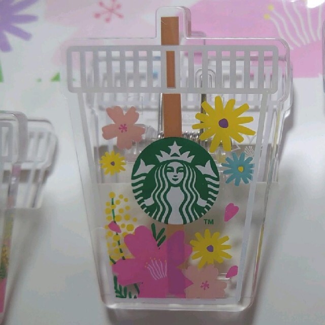 Starbucks Coffee(スターバックスコーヒー)のスターバックス　SAKURA 2021 クリップ インテリア/住まい/日用品の文房具(その他)の商品写真