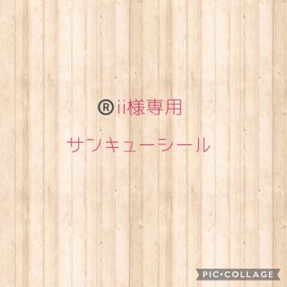 ®️ii様専用　サンキューシール(宛名シール)