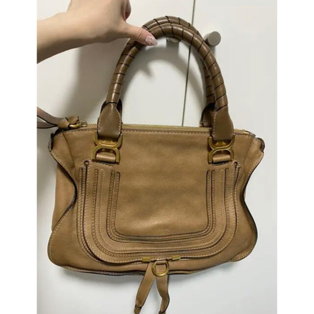 Chloe(クロエ)のクロエ マーシー　トートバッグ　中古 レディースのバッグ(トートバッグ)の商品写真