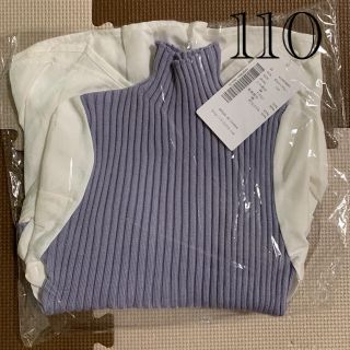 フィフス(fifth)のSALE**fifth ボリュームスリーブドッキングニット　110 新品(ブラウス)