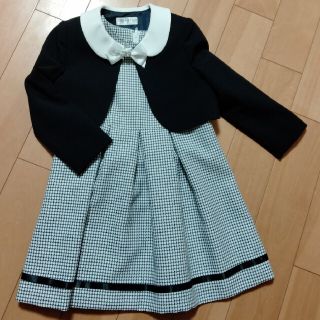 115cm　入学式　女の子　アンサンブル　sakura キャット　ワンピース(ワンピース)