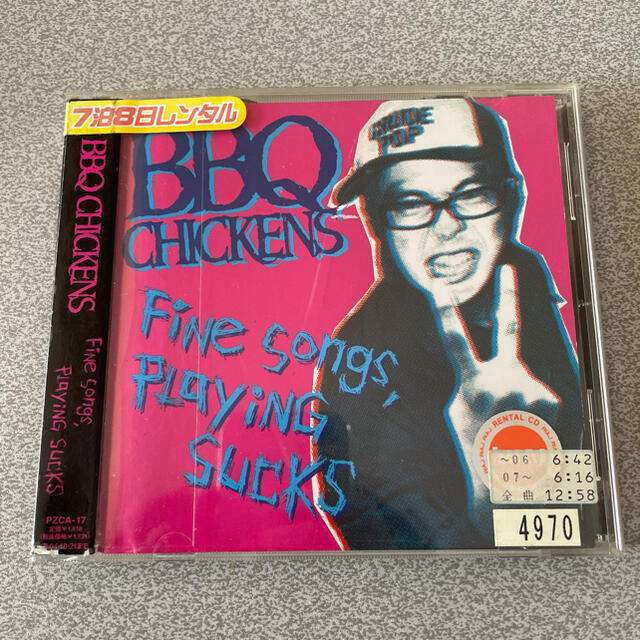 BBQ CHICKENS/Fine Songs,Playing Sucks エンタメ/ホビーのCD(ポップス/ロック(邦楽))の商品写真