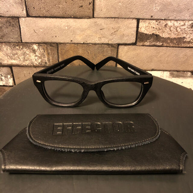 EFFECTOR(エフェクター)ののび王37様専用エフェクター眼鏡ディストーションWoody メンズのファッション小物(サングラス/メガネ)の商品写真