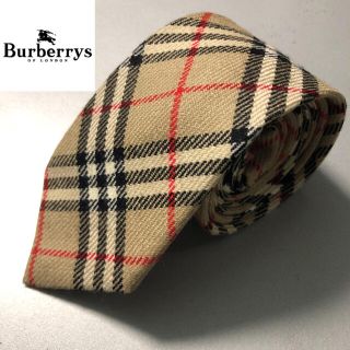 バーバリー(BURBERRY)の美品✨ BURBERRY バーバリー ネクタイ ノバチェック ウール(ネクタイ)