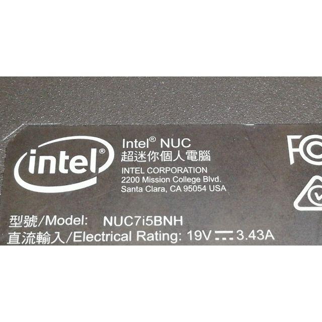 Intel NUC Core i5 NUC7I5BNH BOXNUC7I5BNHの通販 by ΨYOUTEIΨ's shop｜ラクマ 正規品格安