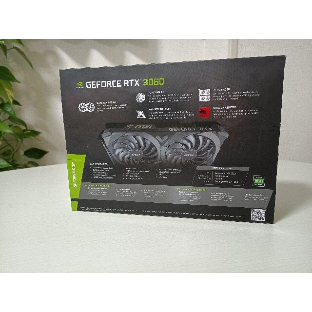 PCパーツ MSI GeForce RTX 3060 VENTUS 2X 12G OC (さらに値下げ