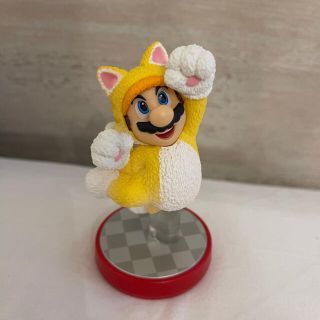 ニンテンドウ(任天堂)のamiibo アミーボ　ネコマリオ　Switch スーパーマリオワールド(ゲームキャラクター)