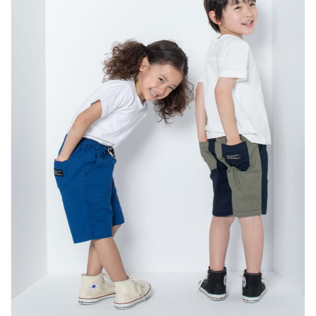 the shop tk カラーショートパンツ ズボン パンツ キッズ 130 キッズ/ベビー/マタニティのキッズ服男の子用(90cm~)(パンツ/スパッツ)の商品写真