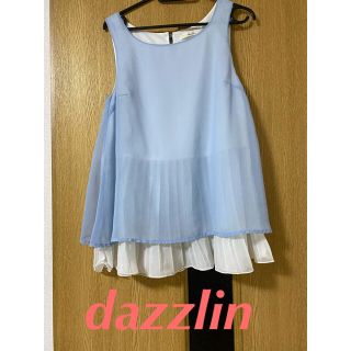 ダズリン(dazzlin)のダズリン　重ね着風トップス(カットソー(半袖/袖なし))