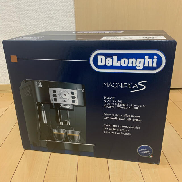 DeLonghi(デロンギ)のデロンギ マグニフィカS コンパクト全自動コーヒーマシン ECAM22112B スマホ/家電/カメラの調理家電(エスプレッソマシン)の商品写真