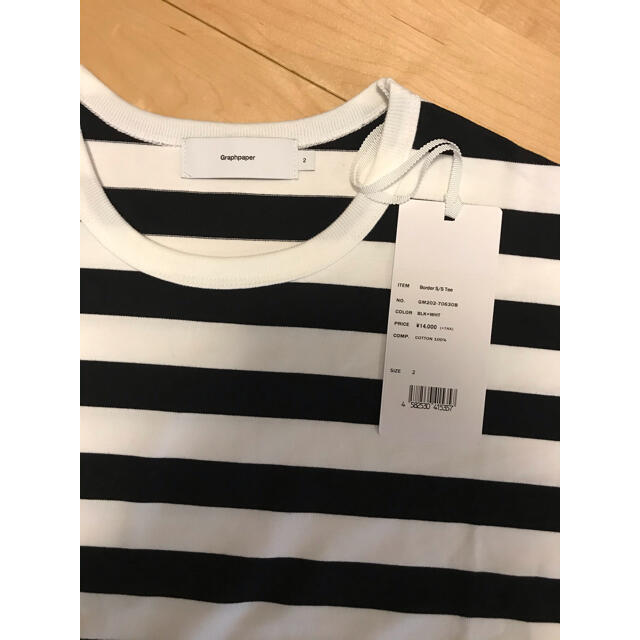COMOLI(コモリ)の新品 graphpaper ボーダー T COMOLI コモリ OUTIL メンズのトップス(Tシャツ/カットソー(半袖/袖なし))の商品写真