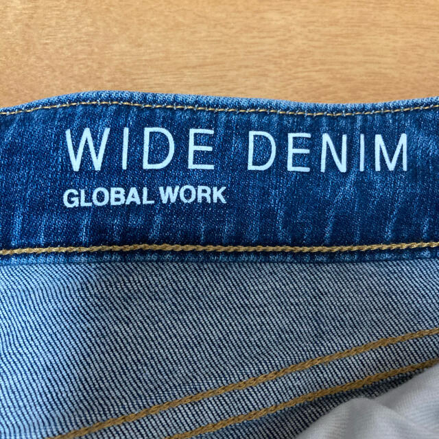 GLOBAL WORK(グローバルワーク)のGLOBAL WORK ワイドデニム　ストレッチジーンズ レディースのパンツ(デニム/ジーンズ)の商品写真