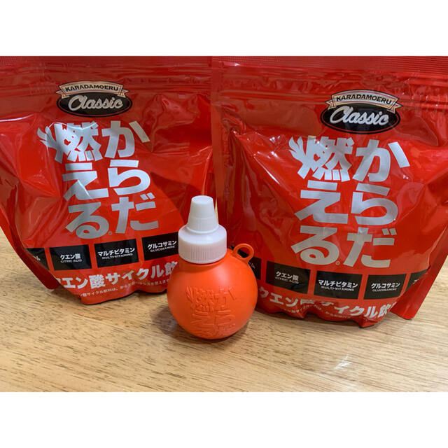 からだ燃える【2袋+専用ボトル付き】 食品/飲料/酒の健康食品(その他)の商品写真