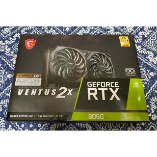 新品 未開封 MSI RTX 3060 VENTUS 2X 12G OC(PCパーツ)