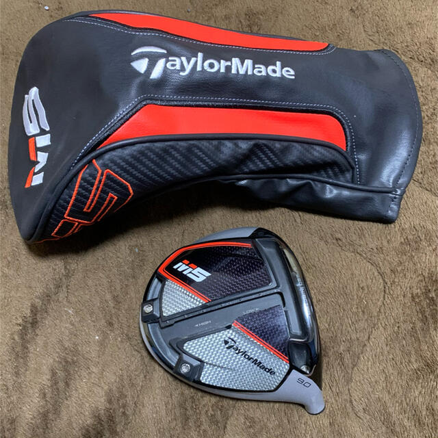 TaylorMade(テーラーメイド)のテーラーメイド　M5 9.0° ドライバーヘッド　ヘッドカバー付 スポーツ/アウトドアのゴルフ(クラブ)の商品写真