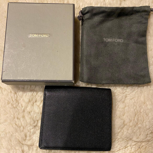 定価10万 TOM FORD トムフォード 二つ折り財布 人気TOP 37%割引 www