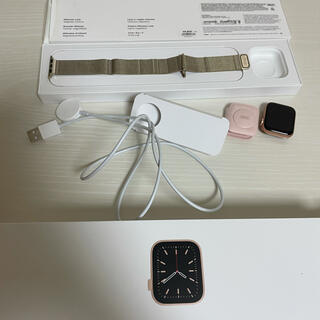 アップルウォッチ(Apple Watch)のApple Watch 6 セルラー　40mm ゴールド　アルミニウムケース(腕時計(デジタル))