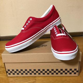 ヴァンズ(VANS)のVANS era ヴァンズ エラ タグ付き新品未使用 red 赤 28.5cm(スニーカー)