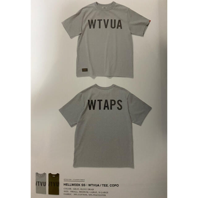 WTAPSダブルタップス　HELLWEEKグラフィックTシャツ