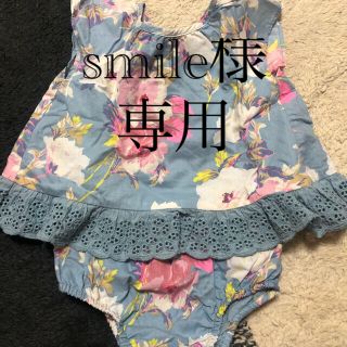 ベビーギャップ(babyGAP)の専用になりましたm(_ _)m花柄ノースリーブ+パンツ　サイズ80(その他)