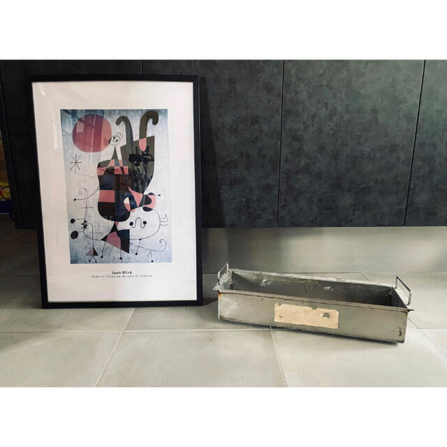 Joan Miro ジョアンミロ ポスター アクリル入り 額装 アート 雑貨 エンタメ/ホビーのアート用品(絵画額縁)の商品写真