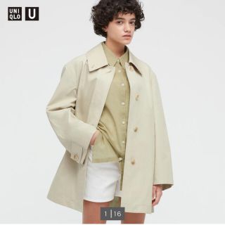 ユニクロ(UNIQLO)のステンカラーショートコート(ステンカラーコート)