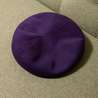 カシラ(CA4LA)のベレー　CA4LA パープル　紫(ハンチング/ベレー帽)