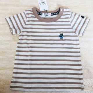 ラルフローレン(Ralph Lauren)の新品　ベビザラス　ポロベア　ボーダーTシャツ(Tシャツ/カットソー)