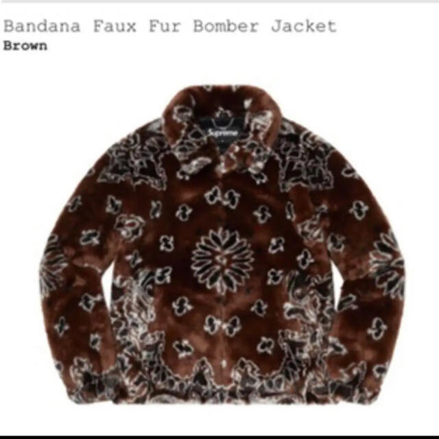 Supreme Bandana Faux Fur Bomber Jacketメンズ