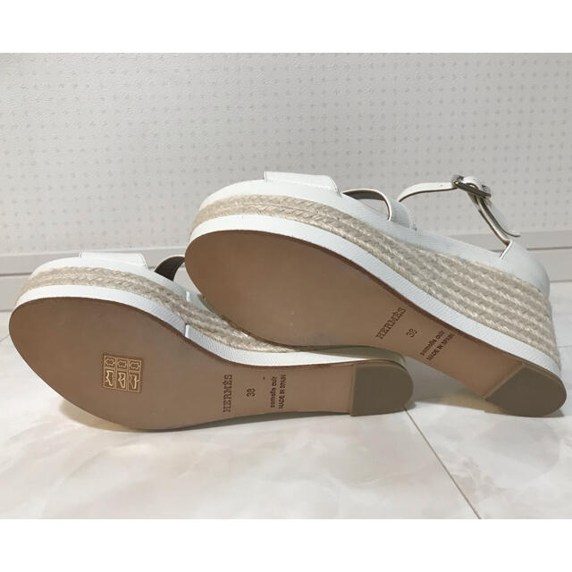 HERMES - (未使用美品)HERMES サンダル イラナ/ホワイトの HERMES - (未使用美品)HERMES サンダル イラナ/ホワイトの