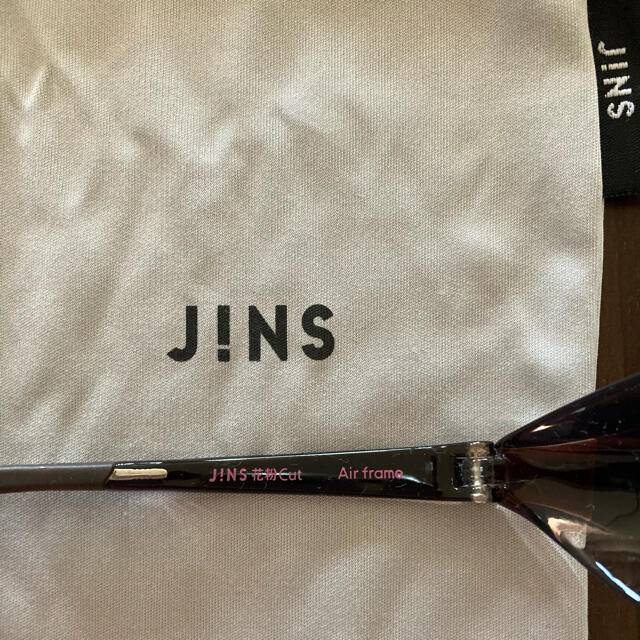 JINS(ジンズ)の花粉カット　JINS 度なしメガネ レディースのファッション小物(サングラス/メガネ)の商品写真