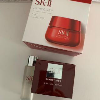 エスケーツー(SK-II)のSK-II  スキンパワーエアリー　トライアルキット新品(乳液/ミルク)