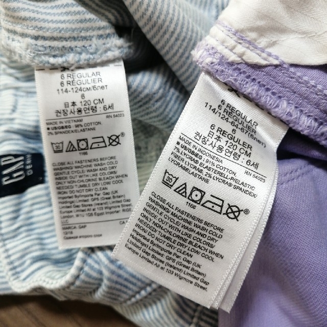 GAP Kids(ギャップキッズ)の６２ch様専用　GAP　ギャップ　キッズ　パンツ　ズボン　１２０ キッズ/ベビー/マタニティのキッズ服女の子用(90cm~)(パンツ/スパッツ)の商品写真