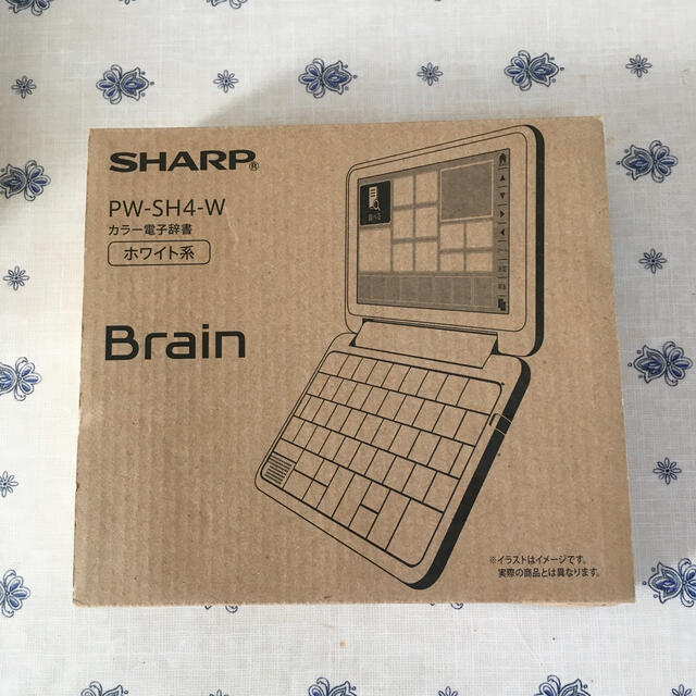 SHARP(シャープ)のSHARP 電子辞書　PW-SH4-W スマホ/家電/カメラのPC/タブレット(電子ブックリーダー)の商品写真