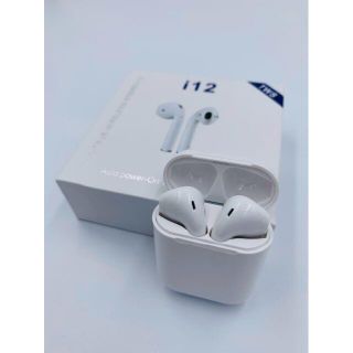 【送料込み】イヤホン Bluetooth ワイヤレスイヤフォン i12 (ヘッドフォン/イヤフォン)