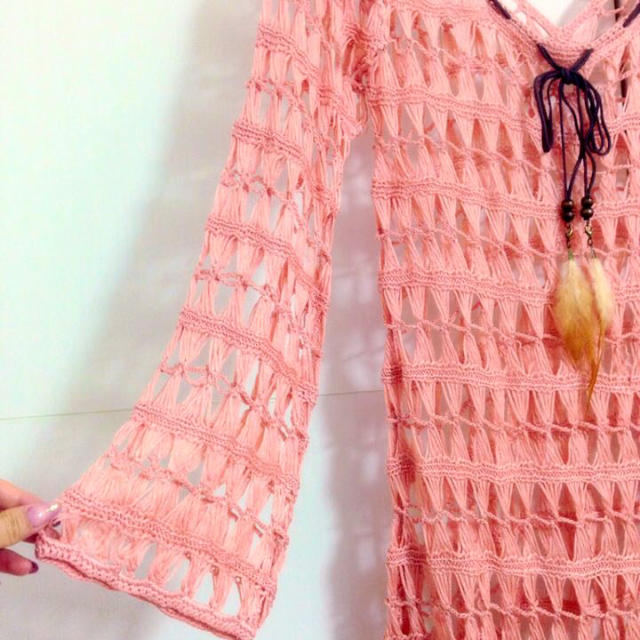 GARULA(ガルラ)の  サマー ワンピース ビキニ フェザー 水着 ビキニ 羽織り レディースのワンピース(ひざ丈ワンピース)の商品写真