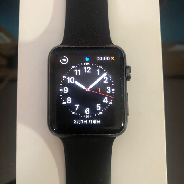Apple Watch SPORT 42㎜　BLACK オマケベルト
