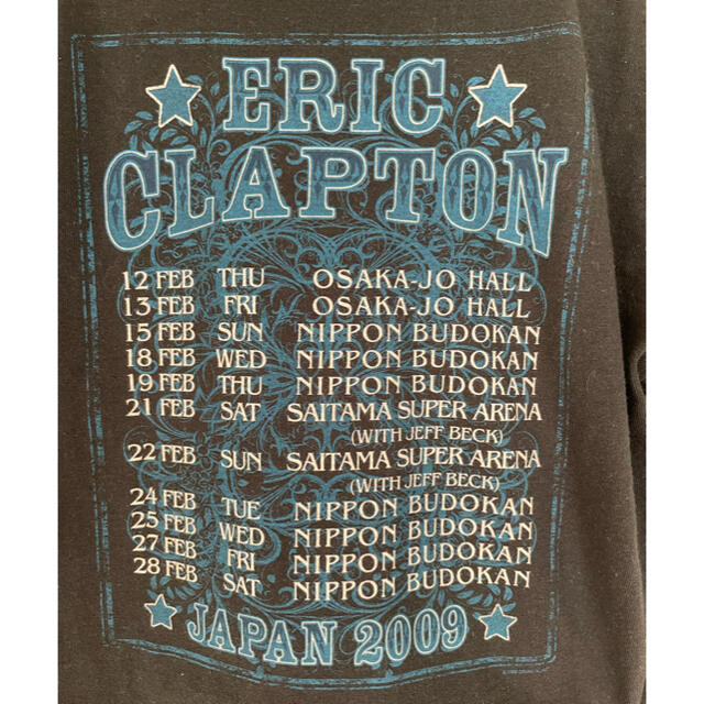 eric clapton エリッククラプトンTシャツ エンタメ/ホビーのタレントグッズ(ミュージシャン)の商品写真