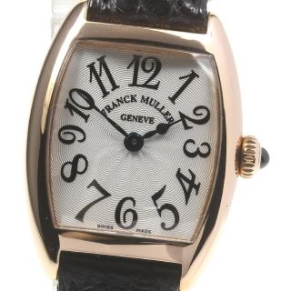 フランクミュラー(FRANCK MULLER)の☆美品 フランクミュラー K18PG トノーカーベックス レディース 【中古】(腕時計)