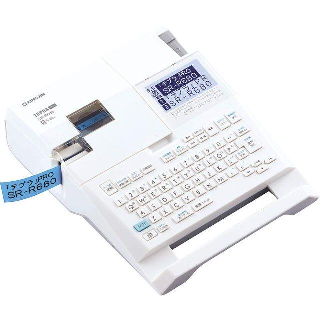 キングジム ラベルライター テプラPRO SR-R680×５　②オフィス用品