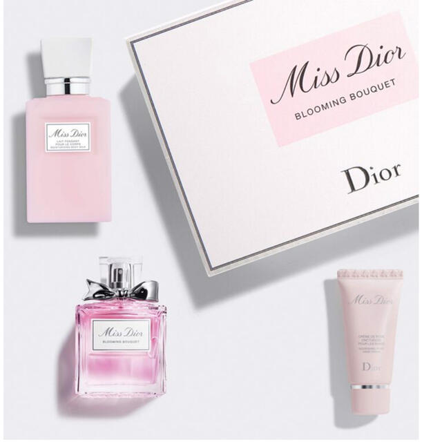 Dior(ディオール)のお値下げ！miss dior 三点セット　シェラさん専用 コスメ/美容のベースメイク/化粧品(その他)の商品写真