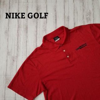 ナイキ(NIKE)の□NIKE GOLF ポロシャツ xl 刺繍ロゴ tee 半袖 古着.(ポロシャツ)