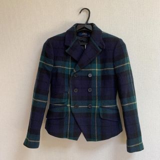 ポロラルフローレン(POLO RALPH LAUREN)の【POLO RALPH LAUREN】 0サイズ/新品/未使用チェックジャケット(テーラードジャケット)