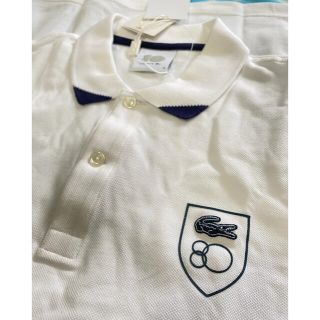 ラコステ(LACOSTE)のラコステ　白ポロシャツ(ポロシャツ)