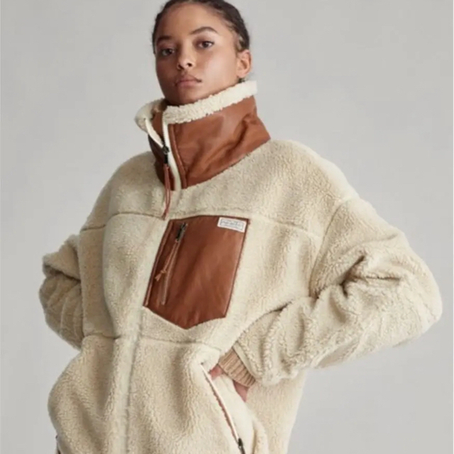 POLO RALPH LAUREN(ポロラルフローレン)の【POLO RALPH LAUREN】新品・未使用/Faux Shearling レディースのジャケット/アウター(ブルゾン)の商品写真