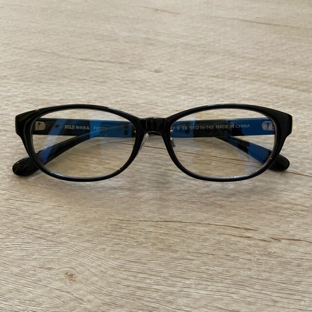 MUJI (無印良品)(ムジルシリョウヒン)の無印良品　オーバール型UVカットブルーライト対応サングラス ブラウン レディースのファッション小物(サングラス/メガネ)の商品写真