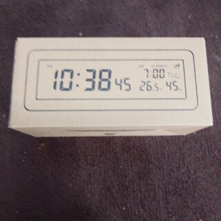ムジルシリョウヒン(MUJI (無印良品))の無印良品　デジタル電波時計(置時計)