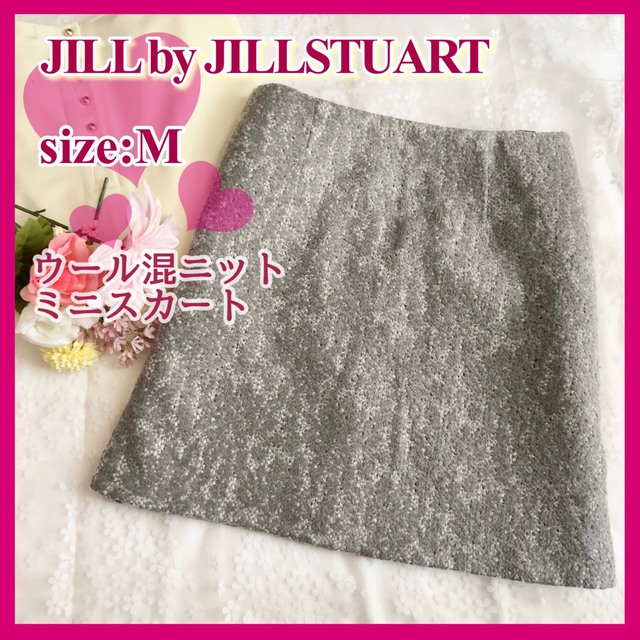 JILL by JILLSTUART(ジルバイジルスチュアート)のJILL by JILLSTUART ジルスチュアート　ニットミニスカート レディースのスカート(ミニスカート)の商品写真